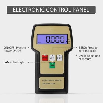 220LB High Accuracy Electronic Digital Refrigerant Charging Weight Scale with Case, A/C HAVC Refrigerant Charging Scale for Freon Refrigerant Recovery Tank