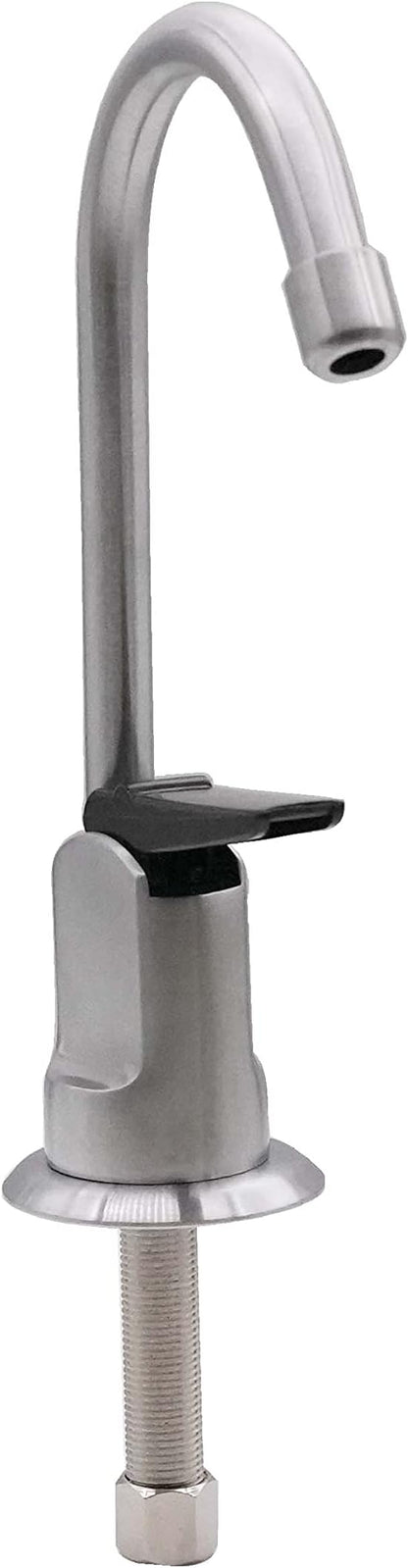 Westbrass R203-NL-07 6" Touch-Flo Style Pure Water Dispenser Faucet, Satin Nickel