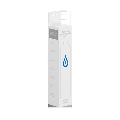 Sloan 3000 Gallon Filter for DropSpot Bottle Filler FC3000R - 20 Pack, Certified NSF-42, NSF-53, and NSF-401 - Reduces Lead, Microplastic, Cyst, Chlorine, Particulate Class 1 and Odor