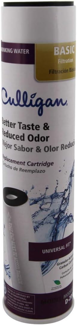 Culligan D-20A Basic Drinking Water Filtation Replacement Cartridge, 1,000 Gallons, 3 Pack