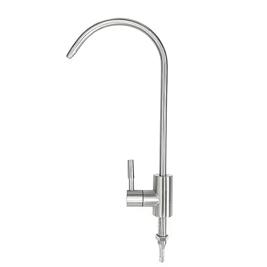 Purewell K8680 Quick-Connect Faucet, Instant-On Tap for 10-Stage Portable RV Water Filter System, Outdoor Camping Accessory