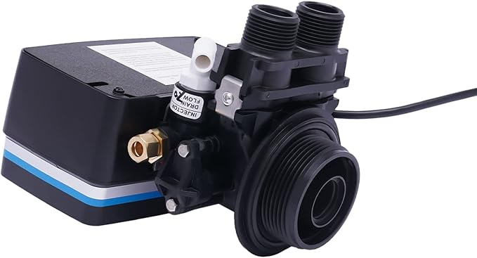 110V 12-Day Time Clock Control Valve, 3W Timer Valve Backwash Head, 5600 Timer Replacement Softener Valve for Water Filter Softener R-e-sin Tank