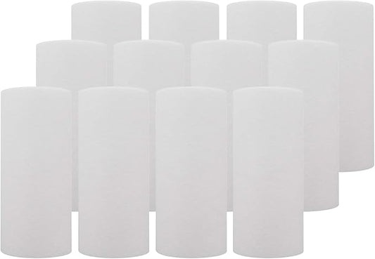 Tier1 20 Micron 10 x 4.5 Water Filter | Spun Wound Polypropylene Whole House Sediment Water Filter Cartridge | Replacement for SDC-45-1020, FPMB-BB20-10, P20-10BB | 4.5 x 10 Water Filter (12-Pack)