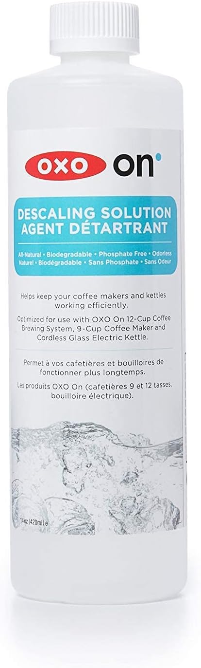 OXO All-Natural Phosphate-Free Descaling Solution, 14 Fl Oz (2 Pack)
