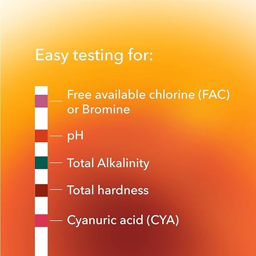 Leisure Time 45006A Spa & Hot Tub Test Strips for Chlorine and Bromine