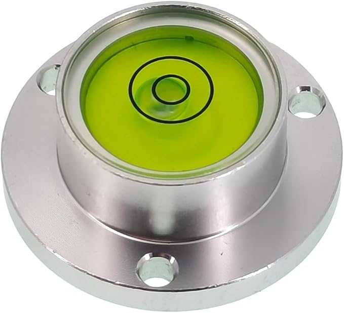 Metal Horizontal Bubble Bull's-Eye Level Universal Horizontal Bubble Flange Water Bubble Level Horizontal Bubble Small Household (30 * 11mm(Green))