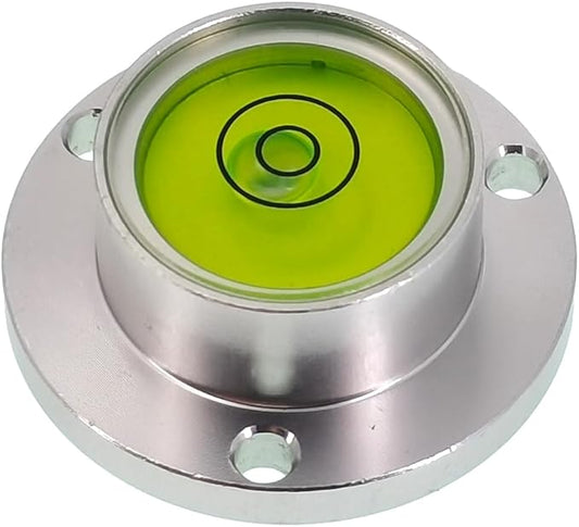 Metal Horizontal Bubble Bull's-Eye Level Universal Horizontal Bubble Flange Water Bubble Level Horizontal Bubble Small Household (30 * 11mm(Green))