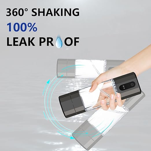 Hydrogen Water Bottle Generator - 10,000PPB/10ppm Portable Hydrogen Plastic 210ML Water Bottle Adaptor Advanced SPE/PEM Technology & 7 led Colors