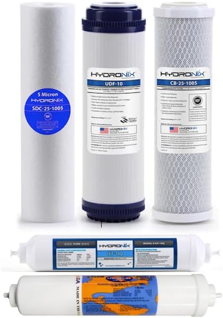 6 Stage Zoi Epsilon Reverse Osmosis Water Filter System with pH Filter 50 GPD Drinking Water RO