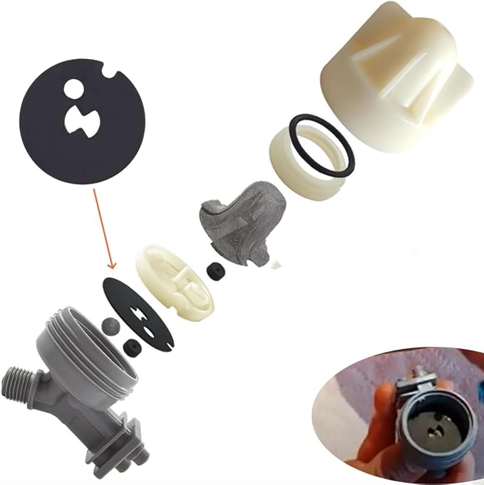 7204362 Water Softener Venturi Gasket Compatible with 7163663 7082582 WS08X10006 7204363 (3 Packs)