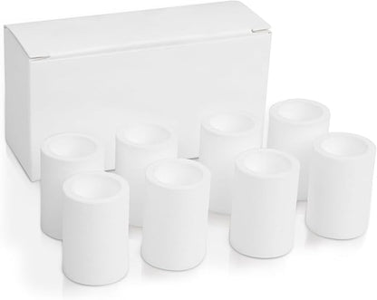 8 Pcs Faucet Filter Purifier Replacement for Kitchen Sink/Bathroom Sink PP Cotton for Faucet Extender Strong Filter Improve Water Conditions Removes Chlorine Fluoride Heavy Metal