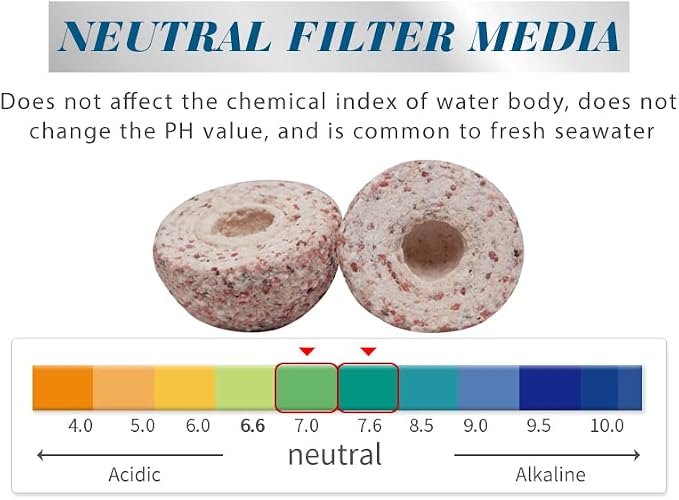 ALEGI 10 lbs Aquarium Ceramic Bio Filter Media Sphere for Canister Filter | Freshwater Aquarium, Marine Fish Tank Sump, Koi Ponds