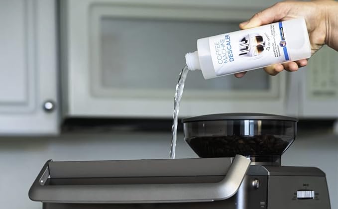 FreshFlow Keurig Compatible Descaling Solution - Descaler Cleaner Concentrate Kit For All 1.0 & 2.0 K-Cup Pod Machines and Espresso Machines - (2 Bottles, 4 Uses Plus 4 Filters)