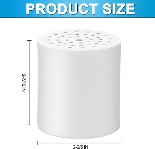 【UPGRADED】6 Pack 20 Stage Shower Filter Replacement Shower Cartridge Filter with Vitamin C Shower Head Replacement for Hard Water by Cenipar