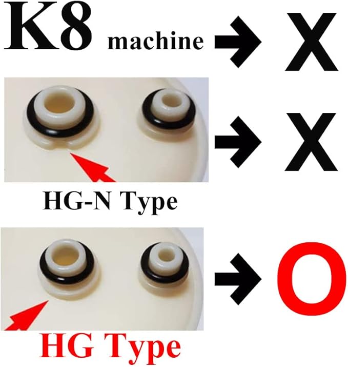 Replacement Filter Compatible with HG type Water Ionizers + Cleaning Cartridge (Not Compatible with HG-N Models)