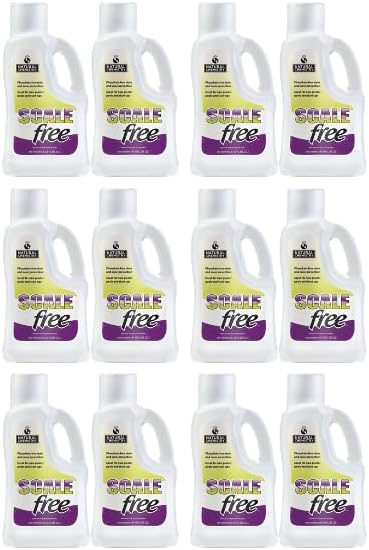 Natural Chemistry Scale Free, 2 Liter, 12 Pack | Phosphate Free Stain and Scale Prevention, Ideal for New Plaster Pools and Start-Ups