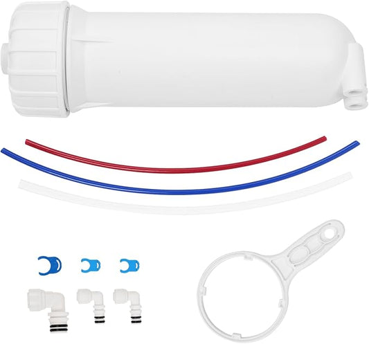 3012 Reverse Osmosis Membrane Housing Kit with Quick-Connect Fitting,Wrench for 200/300/400/500/600 GPD Universal Reverse Osmosis Water Filter Systems