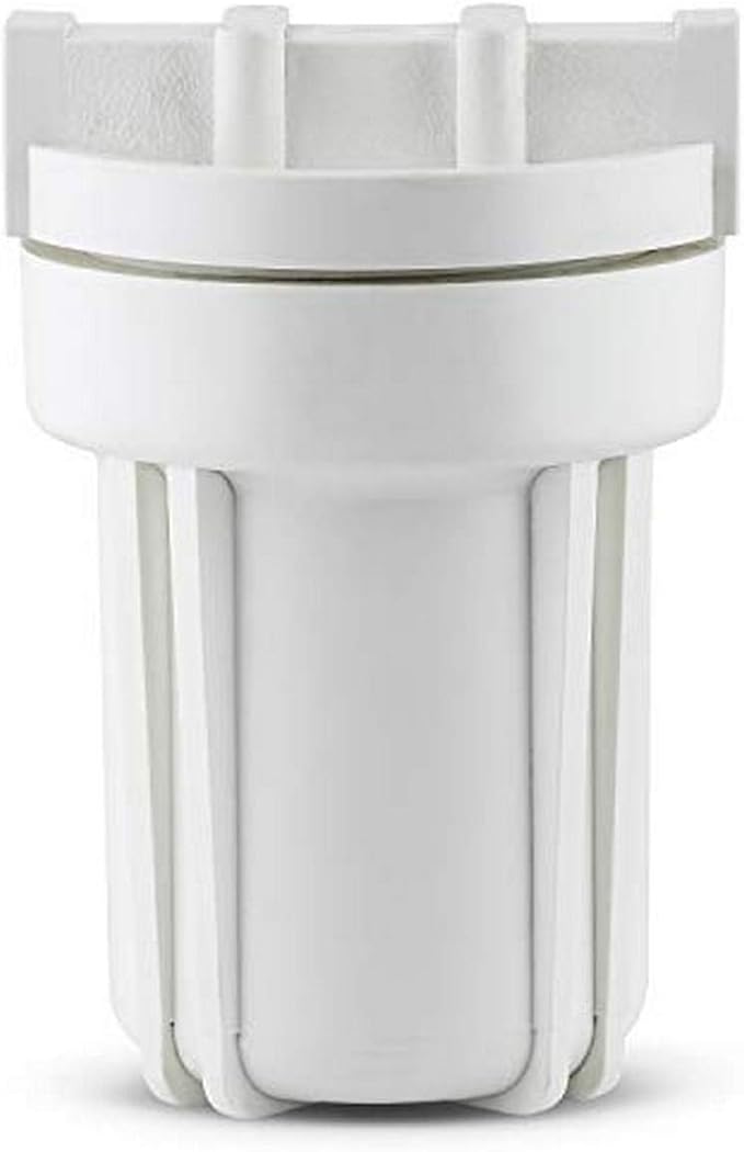 Hydronix HF3-5WHWH34 White Water Filter Housing 5" with White Rib Cap - 3/4" Ports
