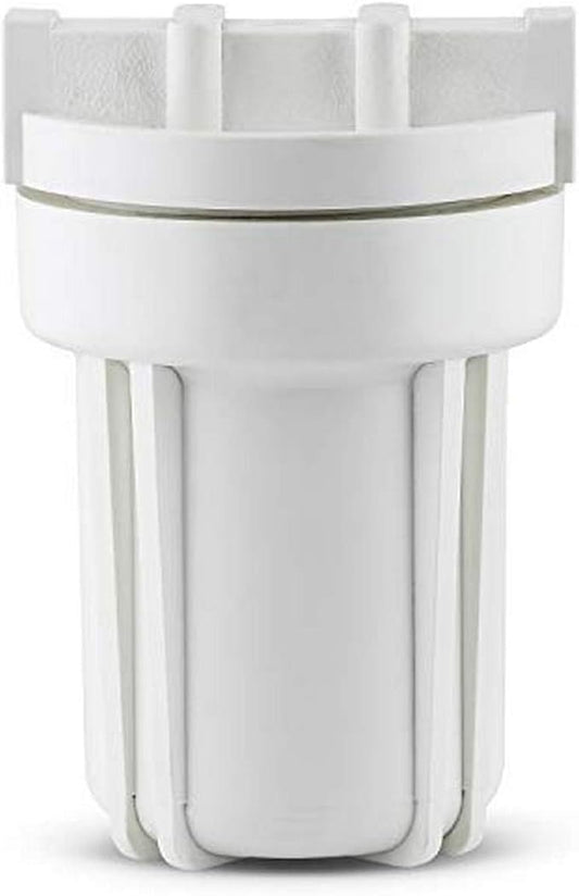 Hydronix HF3-5WHWH34 White Water Filter Housing 5" with White Rib Cap - 3/4" Ports