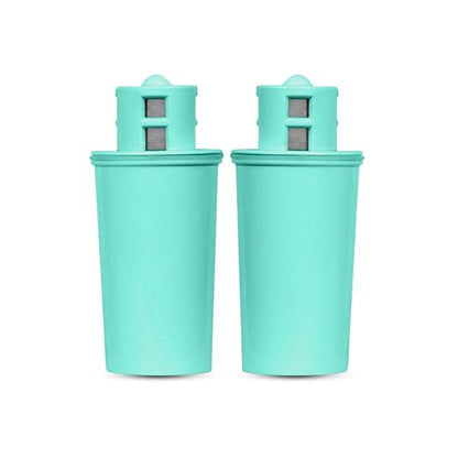 Crystal Quest Alkalizing Water Filter Pitcher Cartridge - Advanced Filtration for Clean, Healthy Water, Enhances Mineralization, Long-Lasting Design, Easy Installation - 1,000 Gallons [Pack of 2]