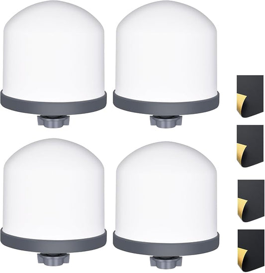 4Pack Replacement Ceramic Dome Water Filter | 0.2 to 0.5 micron for Countertop Portable Water Purification System