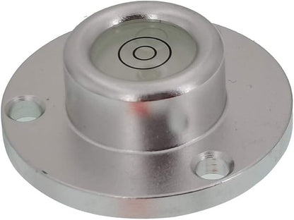 Metal Horizontal Bubble Bull's-Eye Level Universal Horizontal Flange Water Level Small Household 40x14mm(White)