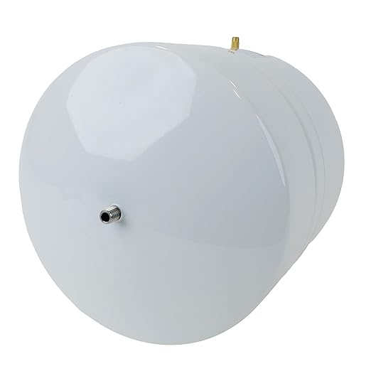 Neo-Pure Reverse Osmosis Storage Tank – 4.5 Gallon Nominal Capacity (Approx. 3.0 Gallon Usable), Durable Steel RO Tank for Under-Sink Filtration Systems, Includes Shut-Off Valve