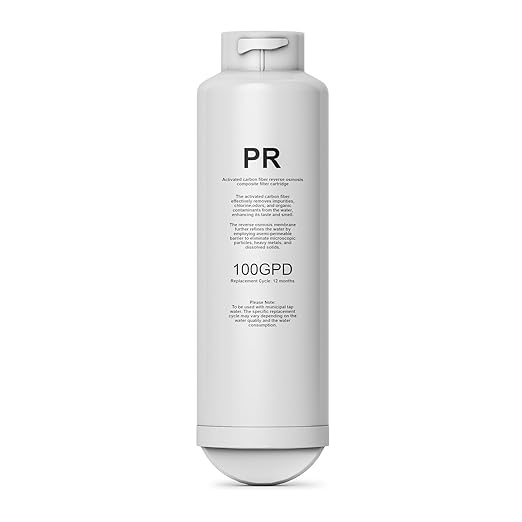 Purewell C01-PR RO Membrane Filter Cartridge for C01 Countertop Reverse Osmosis System