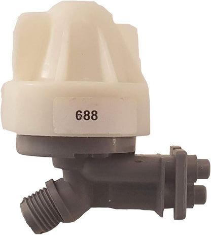Kenmore 7187065 Water Softener Nozzle and Venturi Assembly (Replaces 7165704, WS15X10017, WS15X10034) Genuine Original Equipment Manufacturer (OEM) Part Gray and White
