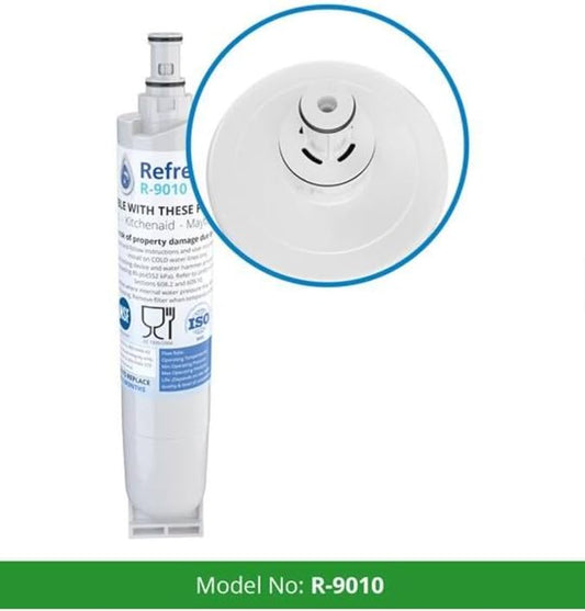 Refresh R-9010 Refrigerator Water Filter, Compatible with Kenmore 46-9010, 469010, 9010, 46-9085, AquacrestAQF-4396508, Aquafresh WF285 and IcePure RFC05000A (1)