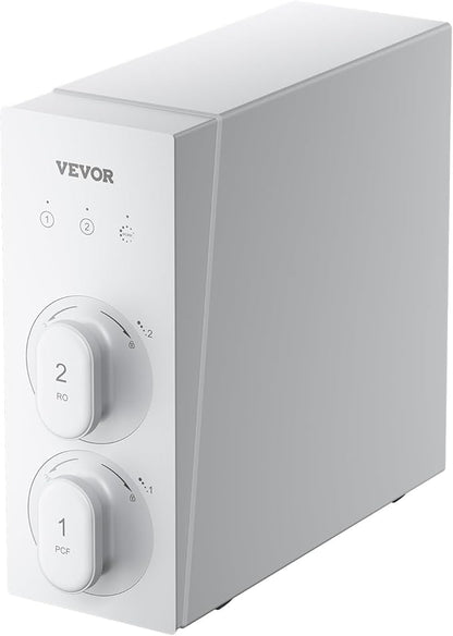 VEVOR Reverse Osmosis System, 800 GPD 8-stage Tankless Reverse Osmosis Water Filter, Under Sink Water Filtration System with Smart Display Faucet, 2:1 Pure to Drain Ratio