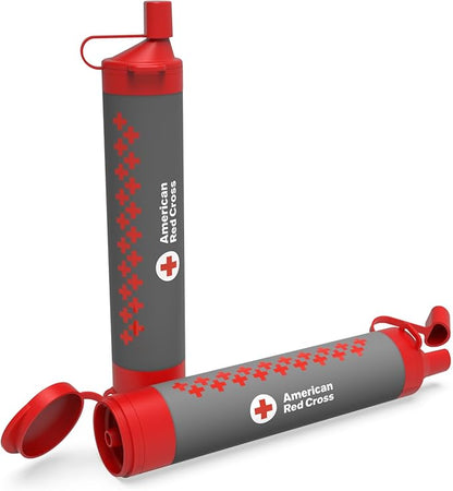 Officially Licensed American Red Cross 4 Stage Water Filter Straw