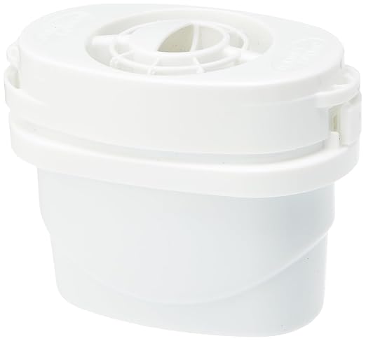 Aqua Optima Oria Liscia Filter Jug & 6 x 30 Day Evolve+ Water Filter Cartridges, 2.5 Litre Capacity, for Reduction of Microplastics, Chlorine, Limescale and Impurities, White