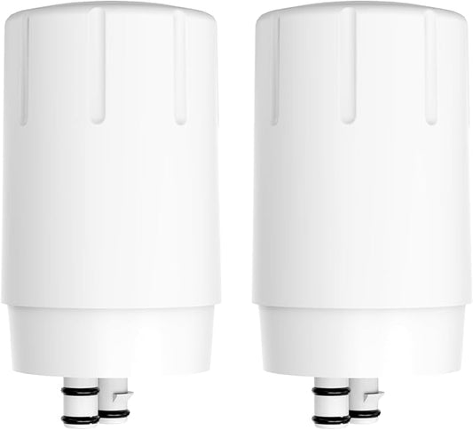 Faucet Water Filter replacement for b*rita Faucet Filter Systems,36311 On Tap Water Filtration System, FR-200, FF-100 Sink Faucet Filter, Reduce Chlorine and Lead, White,2pack,by Cobectal