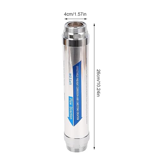 Scale Water Softener System 1000L Single Non Salt Easy to Install(3 4 inch)