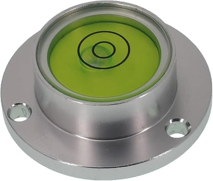 Metal Horizontal Bubble Bull's-Eye Level Universal Horizontal Bubble Flange Water Bubble Level Horizontal Bubble Small Household (30 * 11mm(Green))