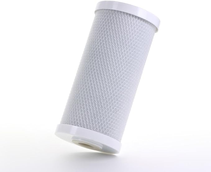 Hydronix CB-45-1001 Whole House Commercial Hydroponics RO NSF Activated Carbon Block Water Filter, 4.5" x 10", 1 Micron (3 Pack)