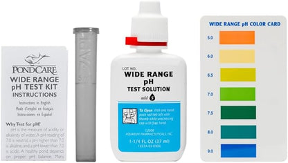 API POND WIDE RANGE pH TEST KIT 160-Test Pond Water Test Kit