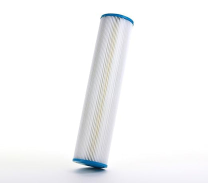 Hydronix SPC-45-2020 Pleated Water Filter Whole House Commercial Industrial Washable and Reusable 4.5" x 20" - 20 micron