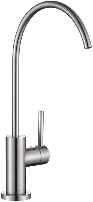 AguaStella AS09SS Stainless Steel Kitchen Water Filter Faucet RO Faucet for Most Reverse Osmosis Units or Water Filtration System in Non-Air Gap