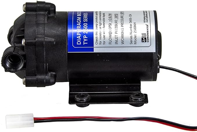 RO Booster Pump 24V 50 GPD Reverse Osmosis System