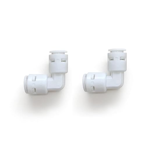 Purewell K8680 Quick-Connect Fitting, 1/4-inch Push-in Hose Connector, Simplifies Installation and Maintenance of Water Purification Systems