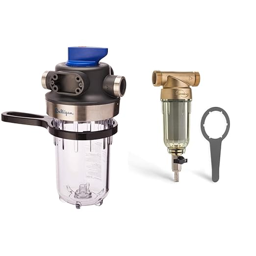 Culligan WH-HD200-C Whole House Water Filter System + iSpring WSP-50 Reusable Whole House Spin Down Sediment Water Filter
