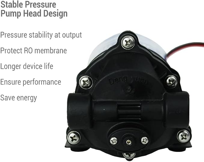 RO Booster Pump 24V 50 GPD Reverse Osmosis System
