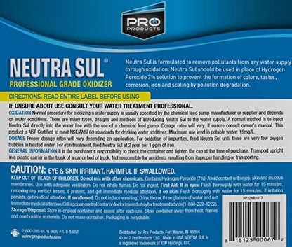 Pro Products Neutra Sul HP01B Professional Grade Oxidizer, Neutralize Rotten Egg Smells and Pollutants, 1 Gallon, 2 Count