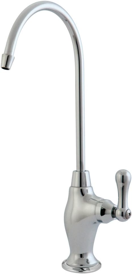 Kingston Brass Gourmetier KS3191AL Restoration Single Handle Water Filtration Faucet, Polished Chrome, 10.81 x 4.63 x 1.75