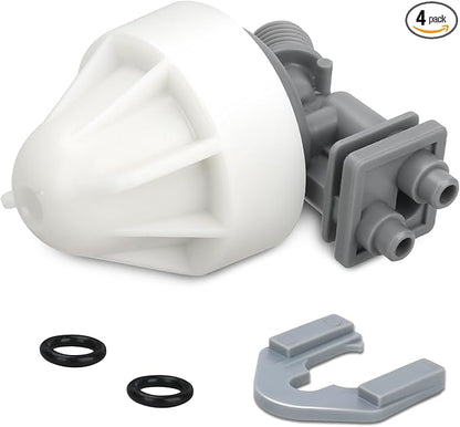 7187065 Water Softener Nozzle and Venturi Assembly Compatible with Whirlpool, Northstar, Rheem, Morton, GE, Kenmore Water Softener Replacement Parts