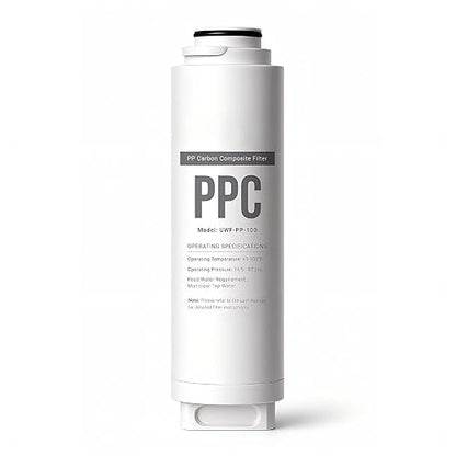 TOVASTY Under Sink Water Filter, PPC Filter for 3-Stage Ultra-Filtration Water System