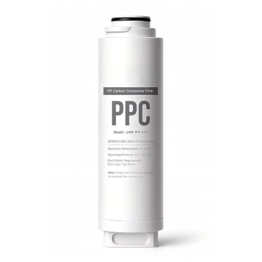 TOVASTY Under Sink Water Filter, PPC Filter for 3-Stage Ultra-Filtration Water System
