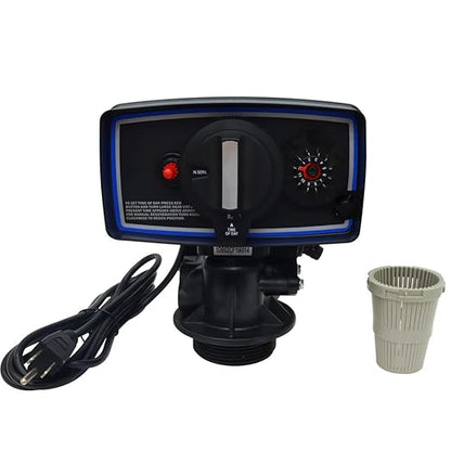 INTBUYING Time Type Filtered Water Control Valve Water Treatment System for Water Filter Softener Resin Tank 110V with Fine Thread